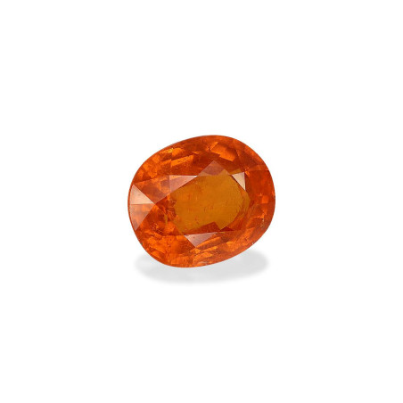 spessartite الحجم بيضاوي البرتقالي 13.97 