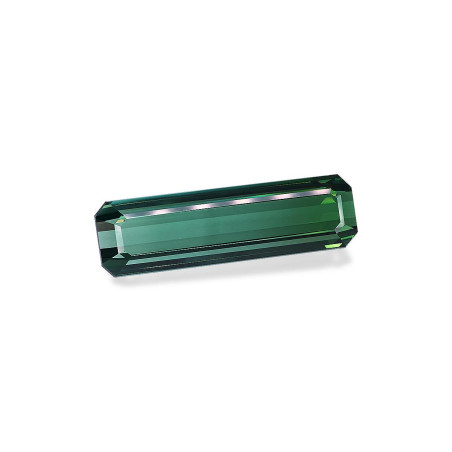 RECTANGULAR-cut Green Tourmaline Green 64.71 carats
