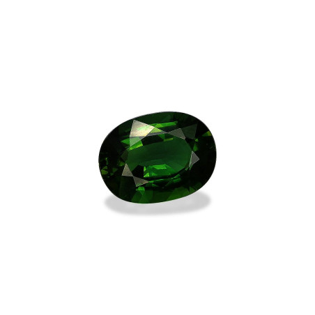Tourmaline Chromée taille OVALE Basil Green 3.24 carats
