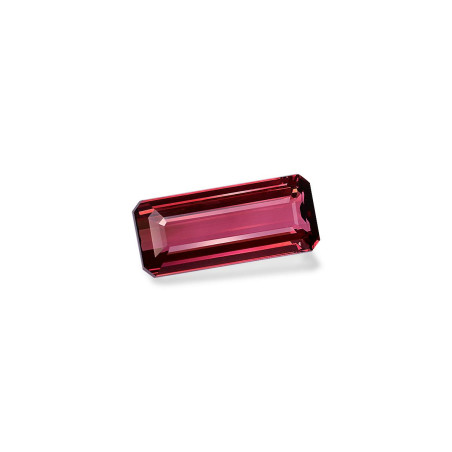 RECTANGULAR-cut Pink Tourmaline Rosewood Pink 8.68 carats