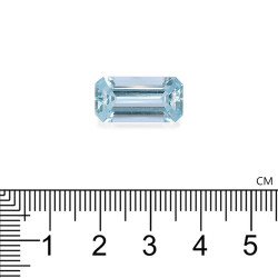 Rechthoekig geslepen Aquamarijn Blauwe Hemel 8.20 karaat
