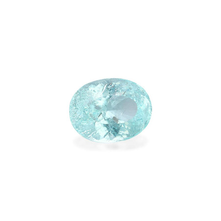 OVAL-cut Paraiba Tourmaline Baby Blue 9.69 carats