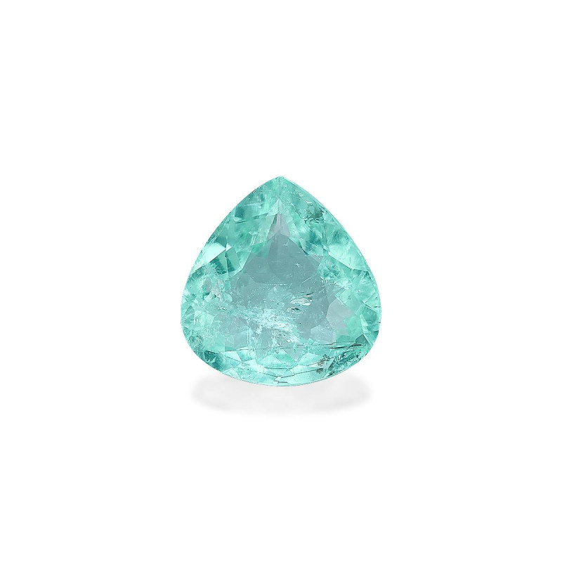 Tourmaline Paraiba lengte Birne Grün 3.98 karaten