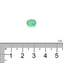 Ovale geslepen groene Paraiba-toermalijn van 2,03 karaat