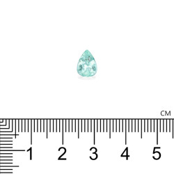 Paraiba Toermalijn Peer Geslepen Seafoam Groen 1.35 karaat