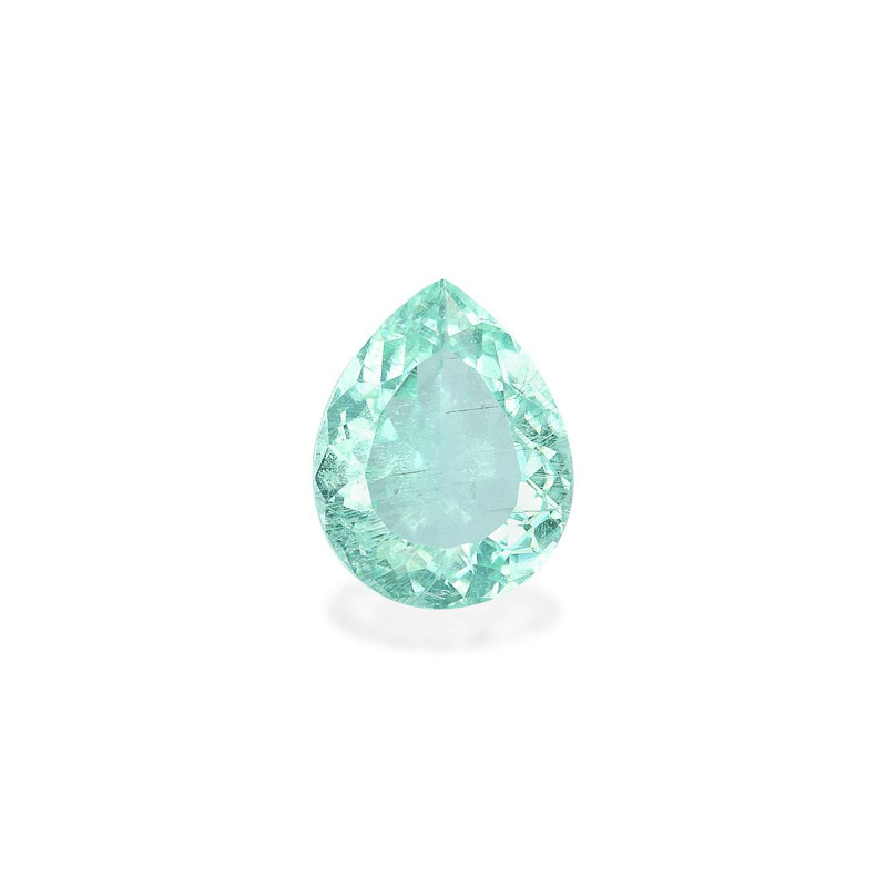 Tourmaline Paraiba lengte Birne Grün 1.75 karaten