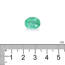 Tourmaline Paraiba lengte OVAL Gr&uuml;n 7.73 karaten