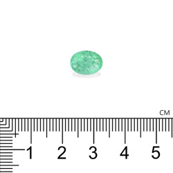 Ovale geslepen Paraiba Toermalijn Seafoam Groen 2,96 karaat