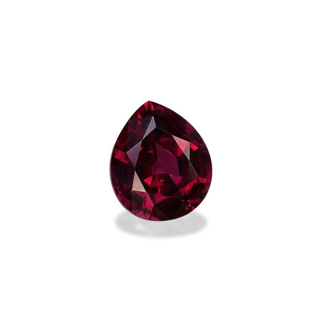 Pear-cut umbalite Magenta Purple 5.73 carats
