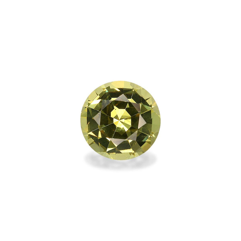 石榴石 taille 圆形 柠檬黄 1.99 carats