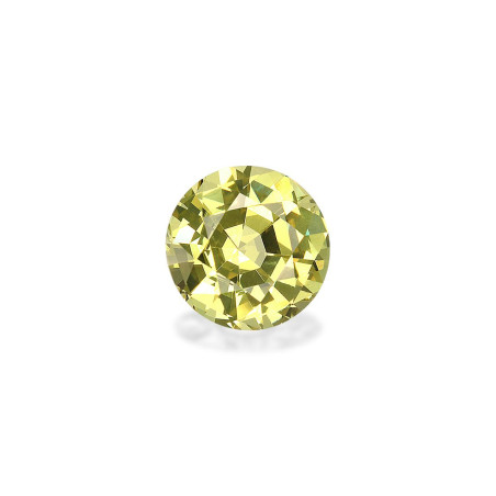 ROUND-cut Grossular Garnet Lemon Yellow 1.99 carats