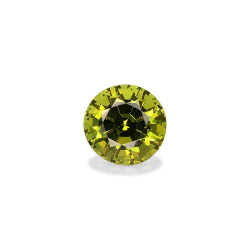 石榴石 taille 圆形 青柠绿 1.50 carats