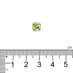 Kussen geslepen Lime Green Grossular Granaat van 1,49 karaat
