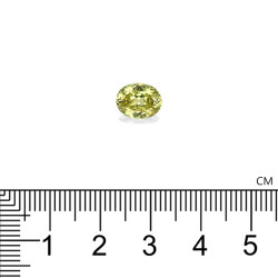 Granaat Grossular OVALE snit Lime Groen 2,43 karaat