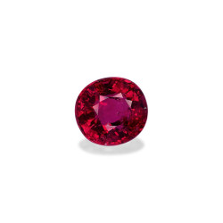 Rubellite taille OVALE Intense Pinkish Red 2.47 carats