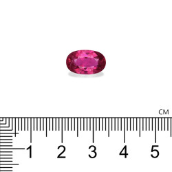 Ovale geslepen Rubelliet Roze 3,26 karaat