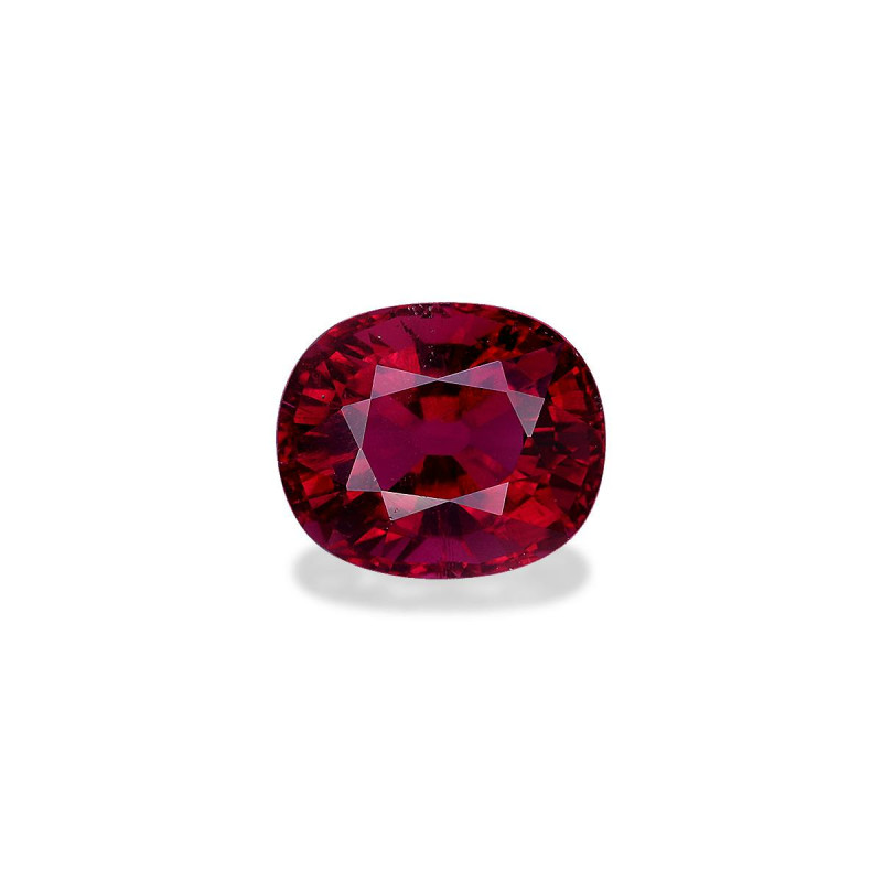 روبيليت الحجم بيضاوي Intense Pinkish Red 4.15 