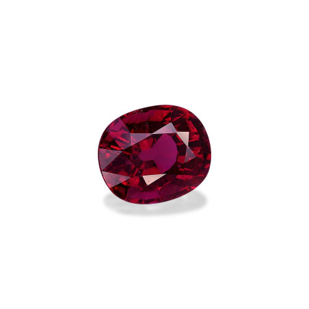 روبيليت الحجم بيضاوي Intense Pinkish Red 4.15 