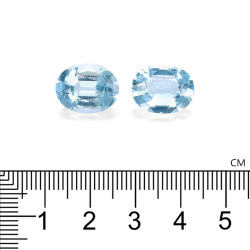 Ovaal geslepen Baby Blauwe Aquamarijn van 11,59 karaat