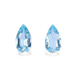 Peervormige IJsblauwe Aquamarijn van 5,80 karaat