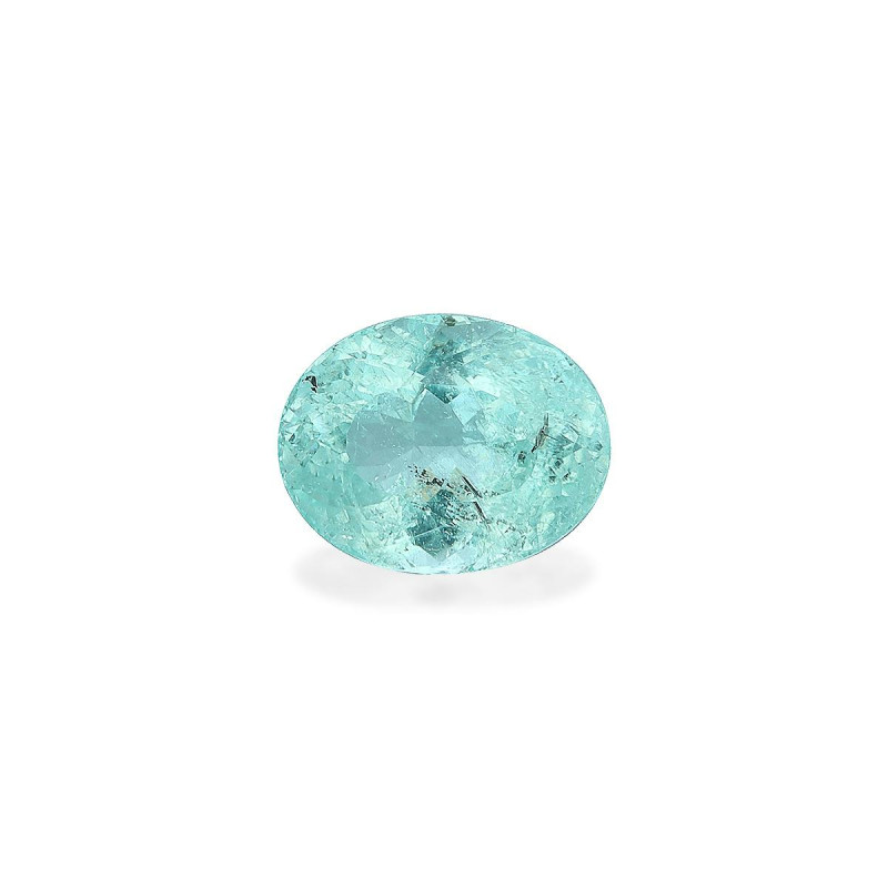بارايبا التورمالين الحجم بيضاوي Seafoam Green 1.96 