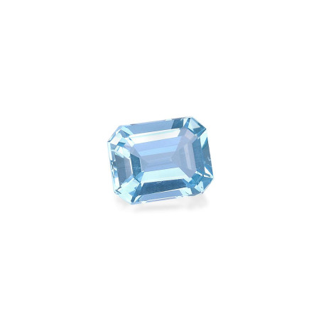 Aigue-Marine taille RECTANGULARE Bleu 0.65 carats