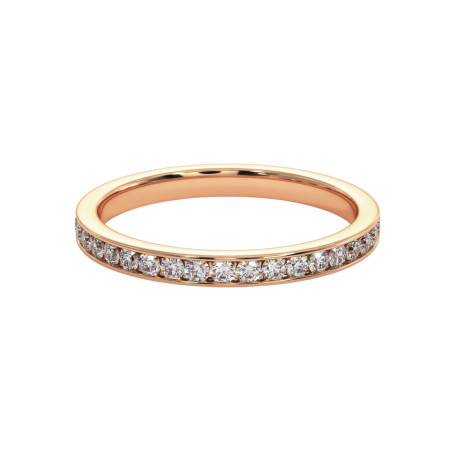 Mon Trésor – Trauring mit Diamanten