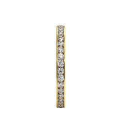 Mon Tr&eacute;sor Ehering Naturdiamanten rundum 18K Gold | Celinni