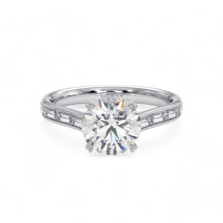 Solitaire Diamant Mon trésor Baguettes