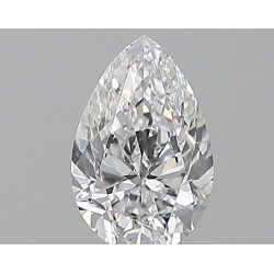 الماس على شكل كمثرى بوزن 0.7 قيراط