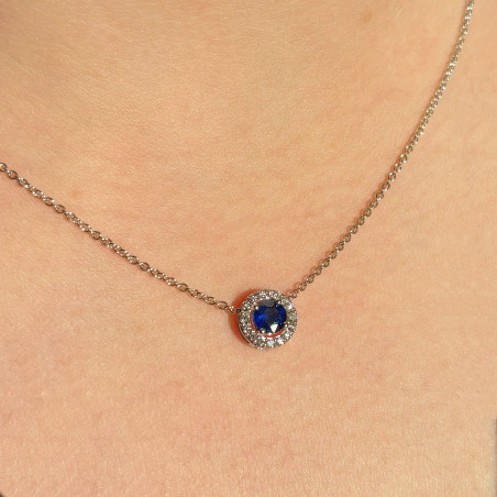 FLASH SALE: Anhänger Ma vie Blauer Saphir