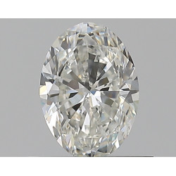 الماس على شكل بيضاوي بوزن 0.6 قيراط