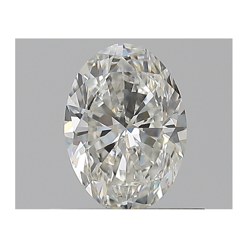 الماس على شكل بيضاوي بوزن 0.6 قيراط