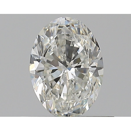 الماس على شكل بيضاوي بوزن 0.6 قيراط