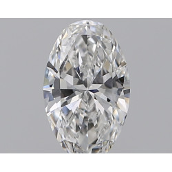 الماس على شكل بيضاوي بوزن 0.59 قيراط