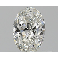 الماس على شكل بيضاوي بوزن 0.4 قيراط