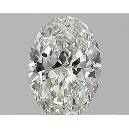 الماس على شكل بيضاوي بوزن 0.4 قيراط