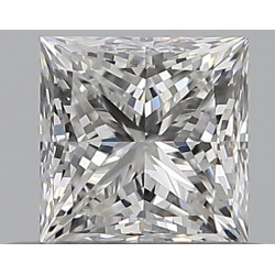 الماسة بشكل أميرة بوزن 0.42 قيراط