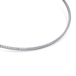 Diamanten-Rivierencollier Promesse aus 18K Weißgold– Celinni