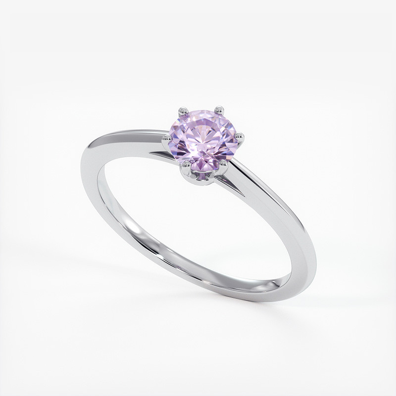 Solitaire Anniversaire Anna Amethyste