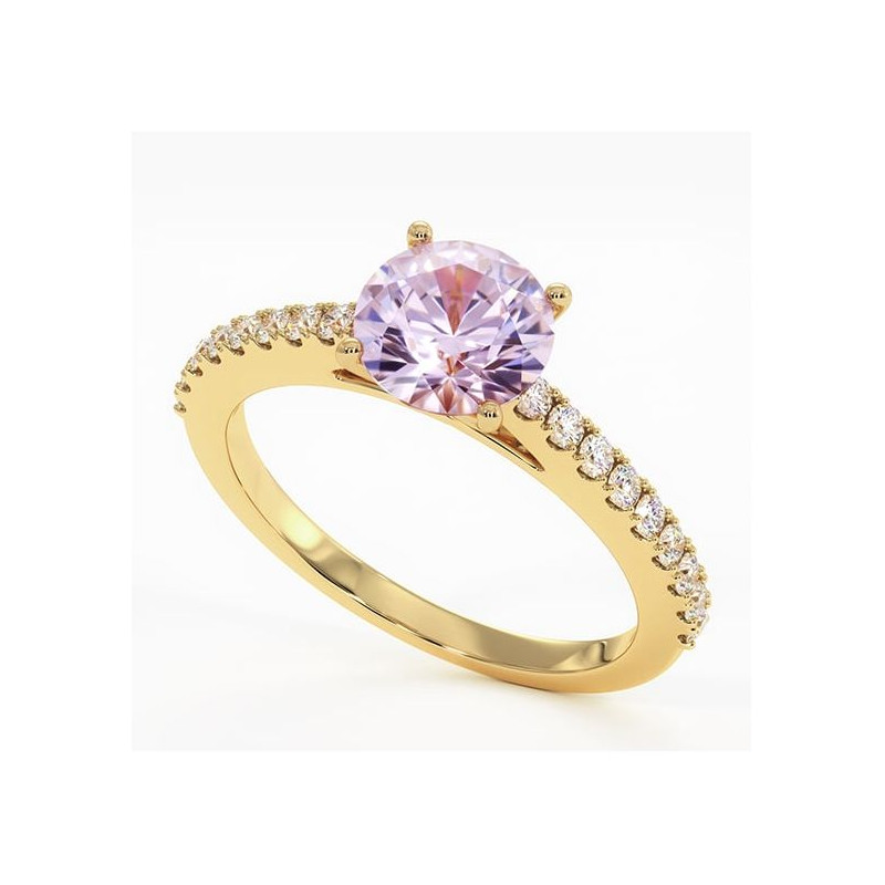 Solitaire Anniversaire Elle Amethyste