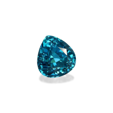 Blauer Zirkon lengte Birne Blau 13.19 karaten