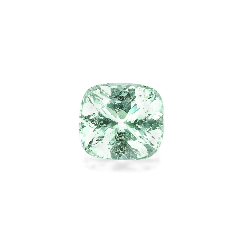 Tourmaline Paraiba taille COUSSIN Cotton Green 4.41 carats