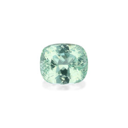 Tourmaline Paraiba kussen gesneden Katoengroen 3,55 karaat