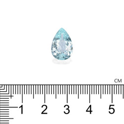 Tourmaline Paraiba lengte Birne Himmelblau 5.07 karaten