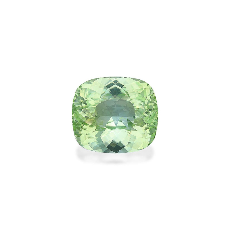 Tourmaline Paraiba taille COUSSIN Lime Green 58.98 carats