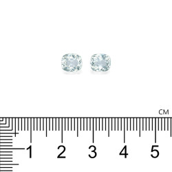 Paraiba Toermalijn Kussen Geslepen Hemelsblauw 2.45 karaat