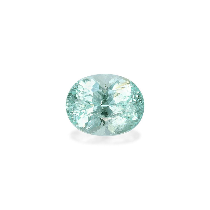 Tourmaline Paraiba lengte OVAL Seafoam Green 3.63 karaten