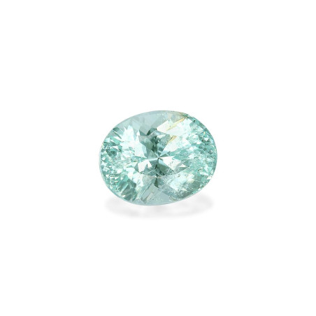 بارايبا التورمالين الحجم بيضاوي Seafoam Green 3.63 