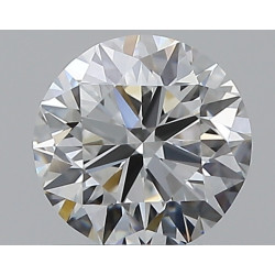 الماس بشكل دائري بوزن 0.5 قيراط